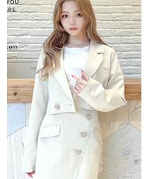 RESEXXY | ショートテーラードジャケット【セットアップ着用可能】(テーラードジャケット)