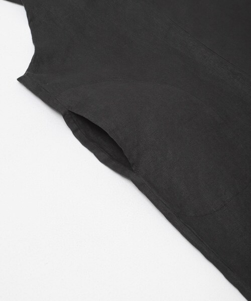 かぐれ（カグレ）の「リネンサロペット（つなぎ/オールインワン・レディース・GREGE/CHARCOAL/BLACK・Free）」の14枚目の写真
