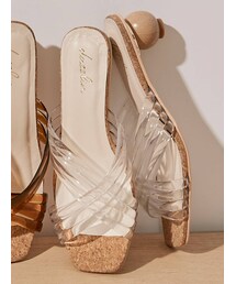 dazzlin | クリアチューブサークルヒールサンダル(その他シューズ)