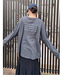 Ungrid | UngridロゴエンブロイダリーロングスリーブTee(Tシャツ/カットソー)