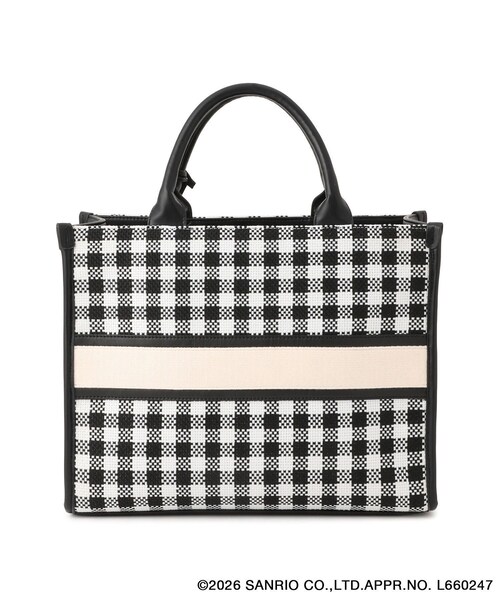 VIS（ビス）の「【HELLO KITTY×VIS】リボンチャームトートバッグ（トートバッグ・レディース・ブラック/ブラック系・F）」の22枚目の写真