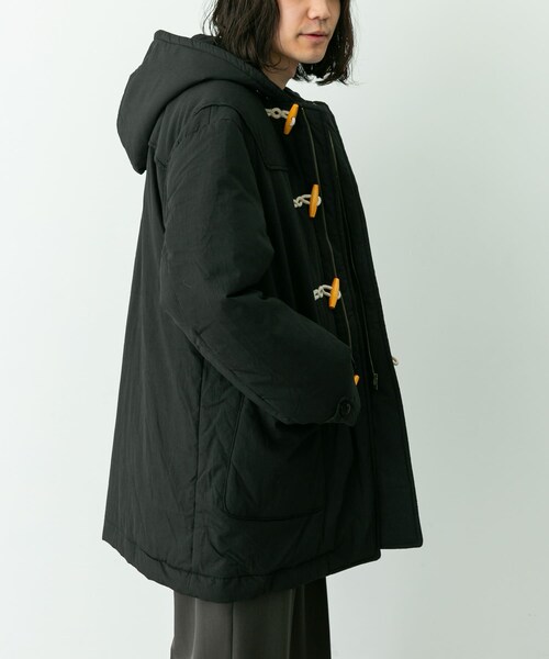 URBAN RESEARCH Sonny Label（アーバンリサーチサニーレーベル）の「ARMY TWILL　Cotton Nylon Duffel Coat（その他アウター・メンズ・NAVY/BLACK・M/L）」の6枚目の写真