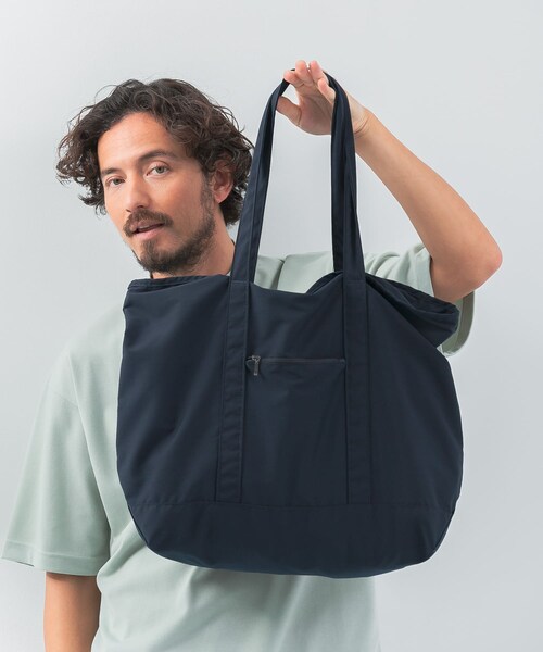 URBAN RESEARCH Sonny Label（アーバンリサーチサニーレーベル）の「OOPS　トートバッグ（トートバッグ・メンズ・Lt.BEIGE/NAVY/BLK・one）」の3枚目の写真