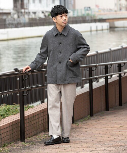 URBAN RESEARCH ROSSO(アーバンリサーチロッソ)の「スーパー100 シングルPコート(その他アウター・メンズ・CHARCOAL/NAVY/BLACK・M/L)」の22枚目の写真