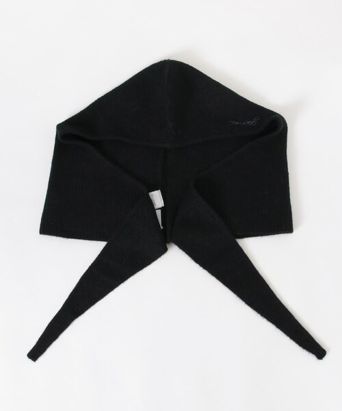 URBAN RESEARCH（アーバンリサーチ）の「GANNI　Soft Wool Balaclava（ニットキャップ/ビーニー・レディース・Black・-）」の2枚目の写真