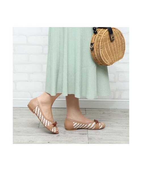 ing（イング）の「イング ing オープンフラットパンプス(ピンクミックス)（パンプス・レディース・BGX/BLX/BUX/PKX・220/22cm/225/22.5cm/230/23cm/235/23.5cm/240/24cm/245/24.5cm）」の15枚目の写真