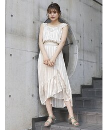 dazzlin | フラワーレオパードセットアップ(ワンピース)