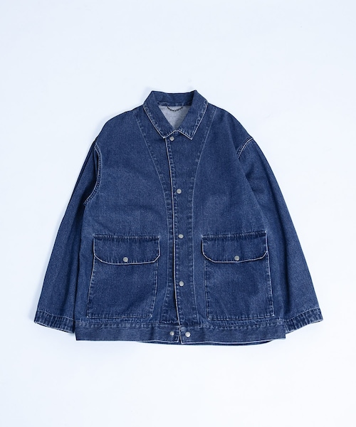 EKAL（エカル）の「デニムカバーオール（カバーオール・メンズ・ブルー・M/L）」の22枚目の写真