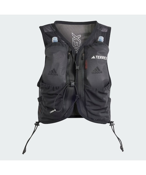 adidas（アディダス）の「テレックス AEROREADY 2.5 レイヤー トレイルランニングベスト（アクセサリー・メンズ・ブラック/グレー・S/M/L/XS）」の22枚目の写真