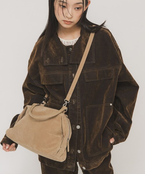 KBF（ケイビーエフ）の「ドロップファスナーデザインボストンBAG（ボストンバッグ・レディース・D.BROWN/BEIGE・One）」の19枚目の写真