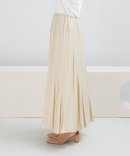 URBAN RESEARCH ROSSO（アーバンリサーチロッソ）の「ワッシャープリーツスカート（スカート・レディース・CREAM/SAX/MOCHA・36/38）」の8枚目の写真