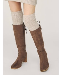 MERCURYDUO | バックレースアップミドルブーツ(その他シューズ)