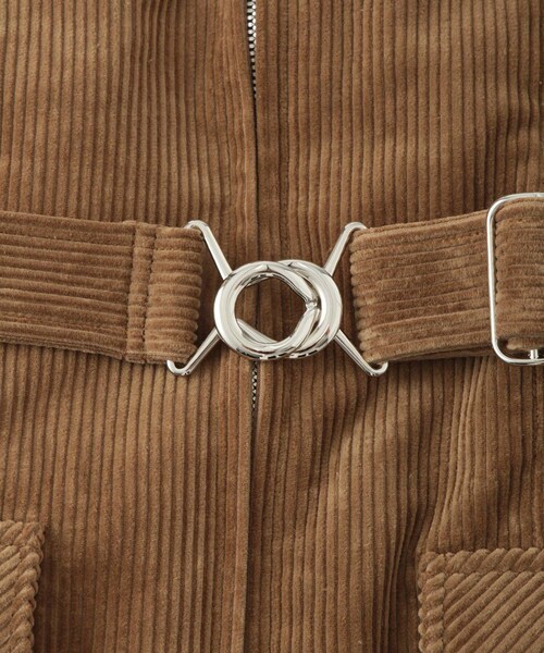 ADAM ET ROPE'(アダムエロペ)の「【KYOU/キョウ】KATAHDIN Corduroy Down Half Coat(ダウンジャケット/コート・メンズ・ダークブラウン・1/2)」の9枚目の写真