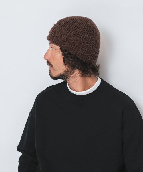 URBAN RESEARCH Sonny Label（アーバンリサーチサニーレーベル）の「OOPS　ニット帽（ニットキャップ/ビーニー・メンズ・BLACK/GRAY/BROWN・One）」の11枚目の写真