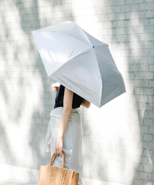 URBAN RESEARCH(アーバンリサーチ)の「晴雨兼用コンパクトアンブレラ(長傘・レディース・CHECK/IVORY/SILVER・-)」の14枚目の写真