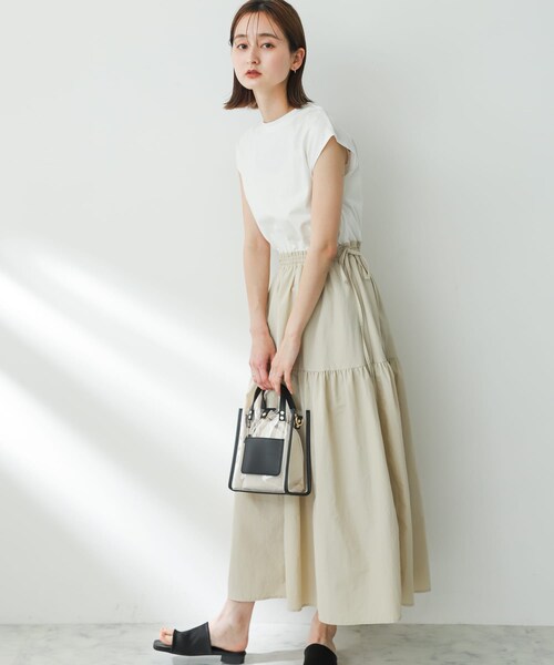SENSE OF PLACE by URBAN RESEARCH(センスオブプレイスバイアーバンリサーチ)の「サテンストレッチミュール(サンダル・レディース・BEIGE/IVORY/BLACK/GREEN・S/M/L)」の16枚目の写真