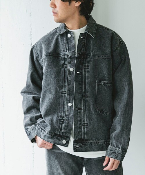 URBAN RESEARCH DOORS（アーバンリサーチドアーズ）の「USED 13.3oz デニムジャケット（デニムジャケット・メンズ・INDIGOUSED/BLACK USED・M/L）」の16枚目の写真