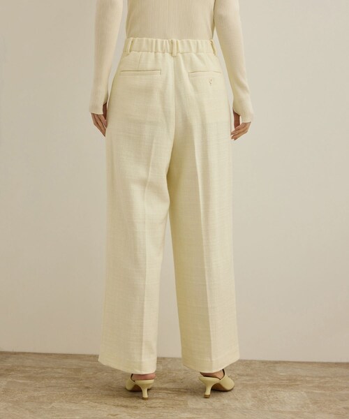 ROPE'(ロペ)の「MANTECO(マンテコ) コットンライトツイードパンツ/イージーケア(その他パンツ・レディース・オフホワイト・36/38)」の11枚目の写真