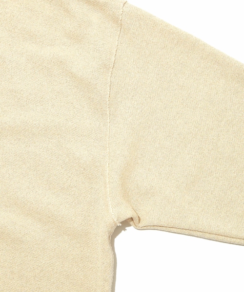 ADAM ET ROPE'(アダムエロペ)の「【FACCIES / ファッチーズ】TWINKLE SWEAT PK(パーカー・メンズ・グレー/ベージュ・2)」の8枚目の写真