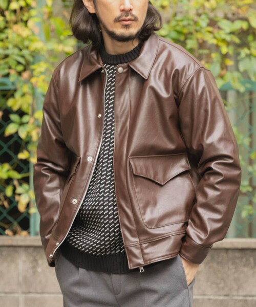 ITEMS URBANRESEARCH（アイテムズ アーバンリサーチ）の「F.L. A-2 フライトジャケット（その他アウター・メンズ・BLK/OLV/D.BRN・M/L）」の18枚目の写真