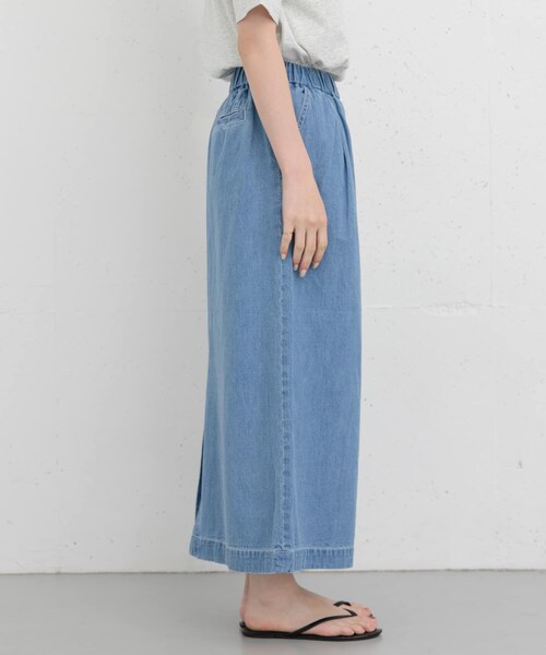 URBAN RESEARCH DOORS（アーバンリサーチドアーズ）の「FORK&SPOON　綿麻デニムスカート（デニムスカート・レディース・USED/ONEWASH・1/2）」の20枚目の写真