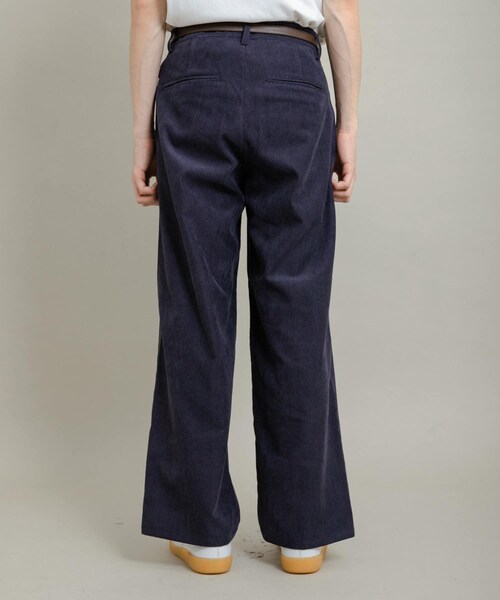 SENSE OF PLACE by URBAN RESEARCH（センスオブプレイスバイアーバンリサーチ）の「ブロックコーデュロイワイドスラックス（その他パンツ・メンズ・KHAKI/NAVY/BROWN・M/L）」の5枚目の写真