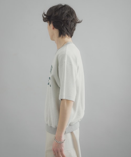 SENSE OF PLACE by URBAN RESEARCH（センスオブプレイスバイアーバンリサーチ）の「カレッジスウェットショートスリーブTシャツ（スウェット・メンズ・GRAY/NAVY/RED・M/L）」の14枚目の写真