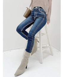 GYDA | H/Wパウダースキニーデニムパンツ(デニムパンツ)