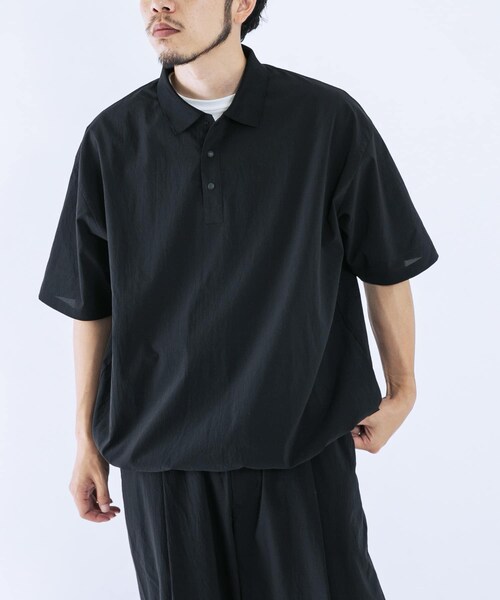 EKAL(エカル)の「『吸水速乾/通気性/軽量』DOT AIR PULLOVER SHIRTS(シャツ/ブラウス・メンズ・ブラック/グレー/ネイビー・M/L)」の8枚目の写真