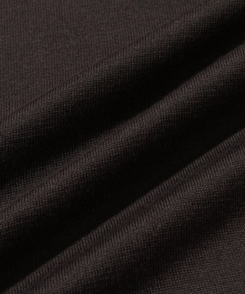 ADAM ET ROPE'(アダムエロペ)の「【URU/ウル】KNIT CARDIGAN(カーディガン/ボレロ・メンズ・チャコール/レッド・1/2)」の16枚目の写真