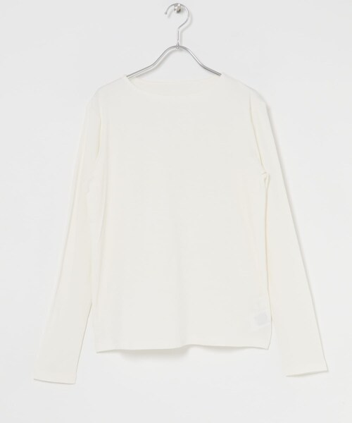 かぐれ（カグレ）の「ハイツイストコットンボートカットソー（Tシャツ/カットソー・レディース・OFF/MINT/BLACK・FREE）」の11枚目の写真