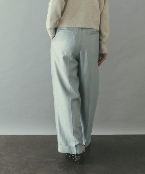 URBAN RESEARCH ROSSO（アーバンリサーチロッソ）の「ブライトツイルタックパンツ（その他パンツ・レディース・BROWN/SAX・36/38）」の15枚目の写真