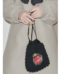 merry jenny | gardenクロシェポシェット(ハンドバッグ)