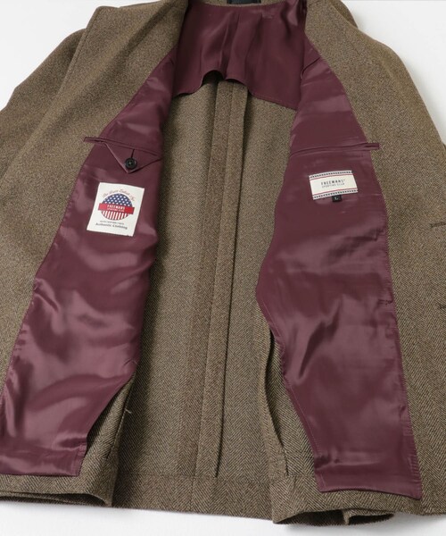 URBAN RESEARCH（アーバンリサーチ）の「FREEMANS SPORTING CLUB　St MARKS JACKET（テーラードジャケット・メンズ・Wブラウン・S/M/L）」の8枚目の写真