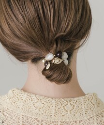 SMELLY | ストーンライクモチーフヘアポニー(ヘアゴム)