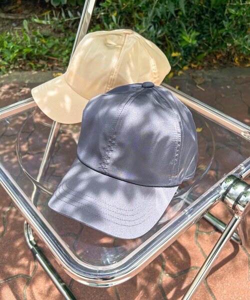 SMELLY（スメリー）の「サテンキャップ（キャップ・レディース・CGY/BEG・-）」の13枚目の写真