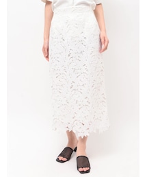 TONAL | ケミカルレースタイトスカート(スカート)