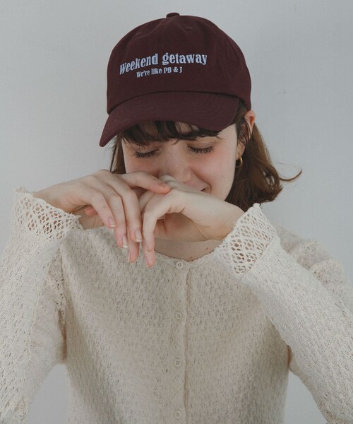 URBAN RESEARCH Sonny Label（アーバンリサーチサニーレーベル）の「WEEKEND GETAWAY CAP（キャップ・レディース・アイスグレー/グリーン/チェリーレッド・One）」の20枚目の写真