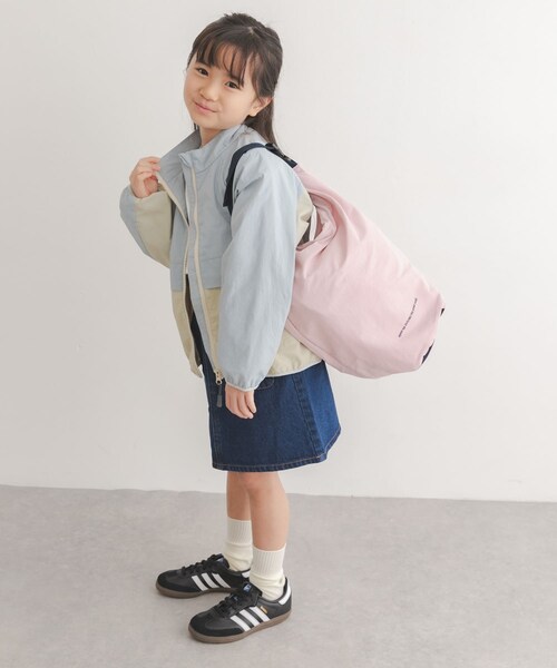 URBAN RESEARCH DOORS(アーバンリサーチドアーズ)の「撥水ロールアップバッグ(KIDS)(その他・キッズ・NVY×GRN/PNK×NVY・One)」の12枚目の写真