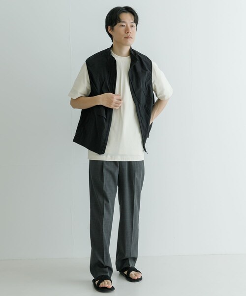 URBAN RESEARCH(アーバンリサーチ)の「『UR TECH』ナイロンベスト(テーラードジャケット・メンズ・BLACK/BLUE/GRAY・M/L)」の9枚目の写真
