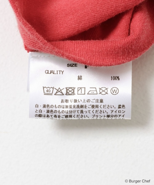 URBAN RESEARCH DOORS（アーバンリサーチドアーズ）の「GOOD ROCK SPEED　BURGERCHEF TSHIRTS（Tシャツ/カットソー・レディース・RED・One）」の8枚目の写真