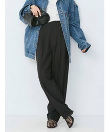 Ungrid | ハイウエストルーズテーパードパンツ(スラックス)