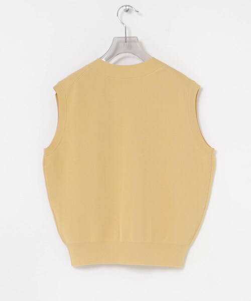 URBAN RESEARCH（アーバンリサーチ）の「片畦ニットベスト（ベスト・レディース・BLACK/BEIGE/PINK・Free）」の9枚目の写真