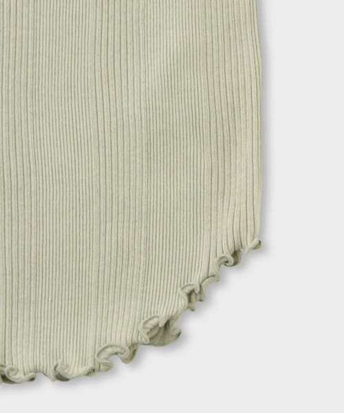ROPE'(ロペ)の「【HAKUJI(ハクジ)】RANDOM RIB BRA CAMISOLE|ランダムリブ×ブラデザインキャミソール(キャミソール・レディース・ブラック/モスグリーン・F)」の10枚目の写真