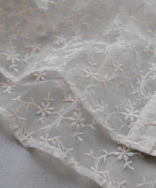 VIS（ビス）の「刺しゅうレースオーバーシャツ（シャツ/ブラウス・レディース・キナリ系・F）」の19枚目の写真
