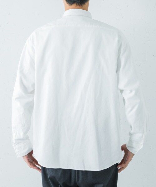 URBAN RESEARCH(アーバンリサーチ)の「PORTER CLASSIC R-UP ORGANIC CRDRY SHIRT(シャツ/ブラウス・メンズ・WHITE・L/XL/XXL)」の4枚目の写真