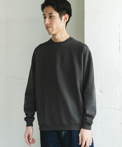 URBAN RESEARCH DOORS（アーバンリサーチドアーズ）の「シルケットダンボールロングスリーブTシャツ（Tシャツ/カットソー・メンズ・WHITE/BROWN/CHARCOAL・M/L）」の15枚目の写真