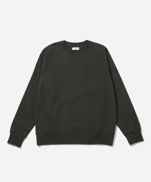 Saturdays NYC(サタデーズ ニューヨークシティ )の「Bowery Script Emb Sweatshirt(スウェット・レディース・ブラック/ブラック系/グレー/オレンジ・L/M/S/XL/XS)」の6枚目の写真