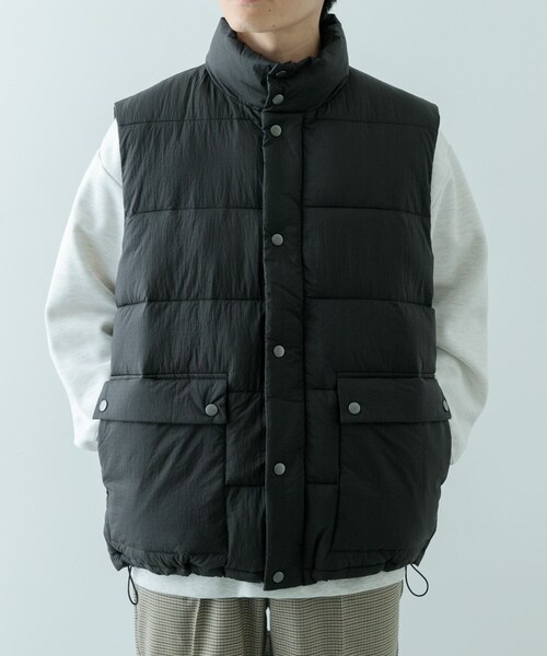 ITEMS URBANRESEARCH（アイテムズ アーバンリサーチ）の「発熱機能 パデッドベスト（その他アウター・メンズ・BLK/BRN/BLU/B.GRN・M/L）」の15枚目の写真