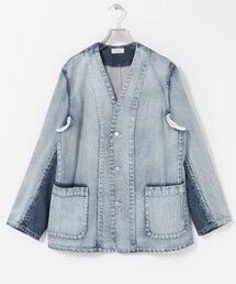 URBAN RESEARCH | Nomat　TWO-TONE DENIM PIPING JACKET(デニムジャケット)